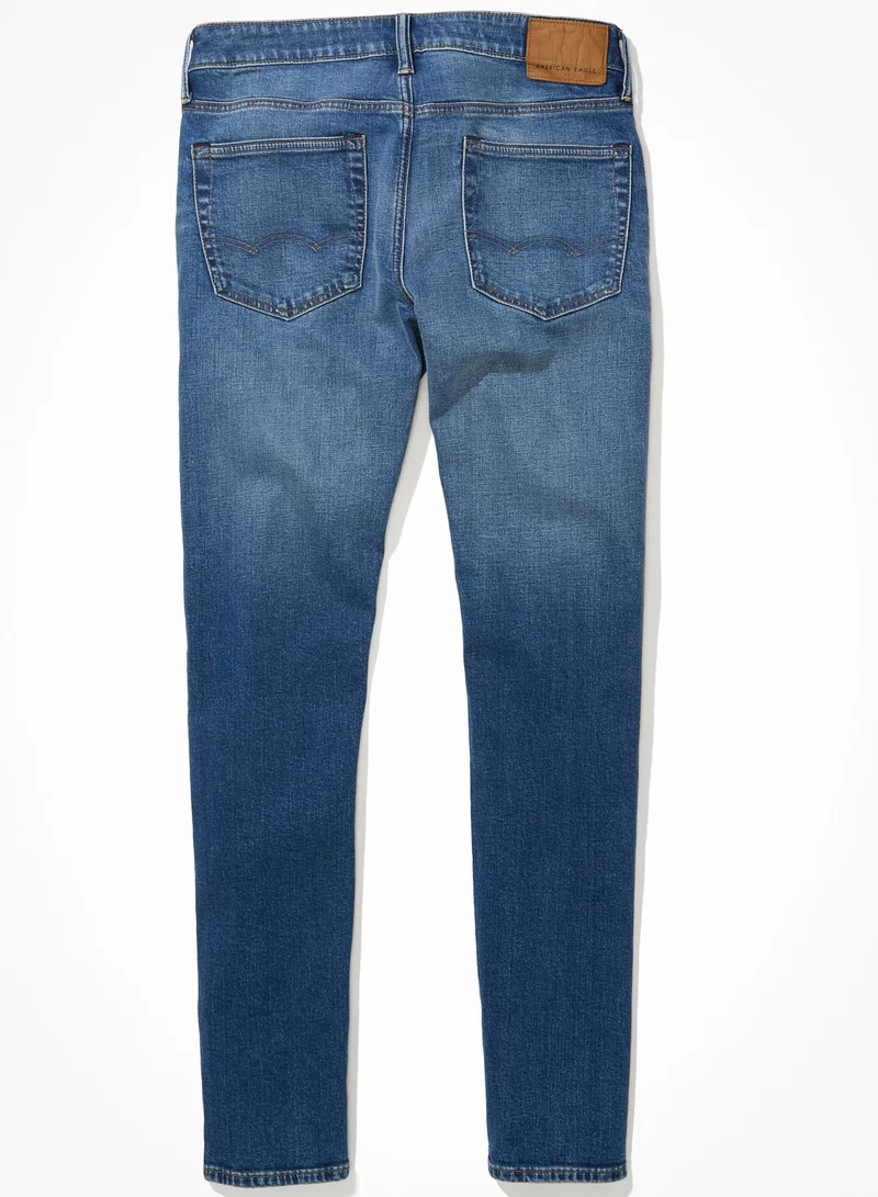 American Eagle Mid Wash Skinny Fit Jeans