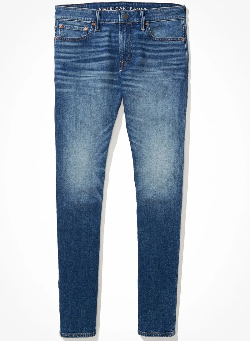 American Eagle Mid Wash Skinny Fit Jeans