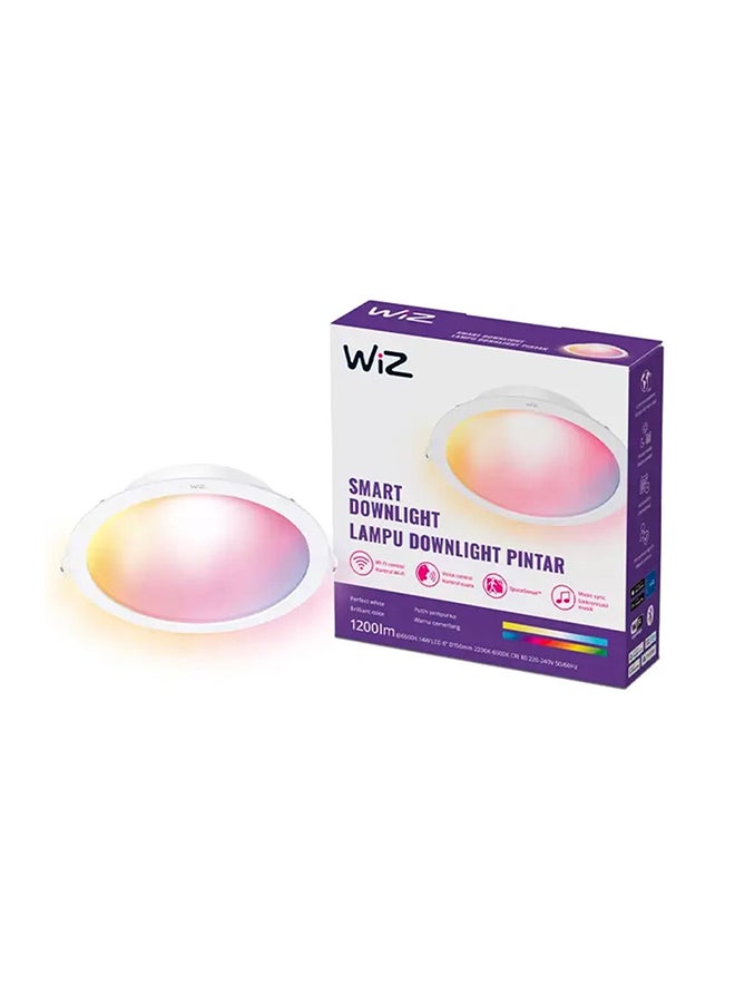 Wiz Smart RGB Recessed Downlight 3, 4W, Wi-Fi And Bluetooth, Voice Controlled - Image 1