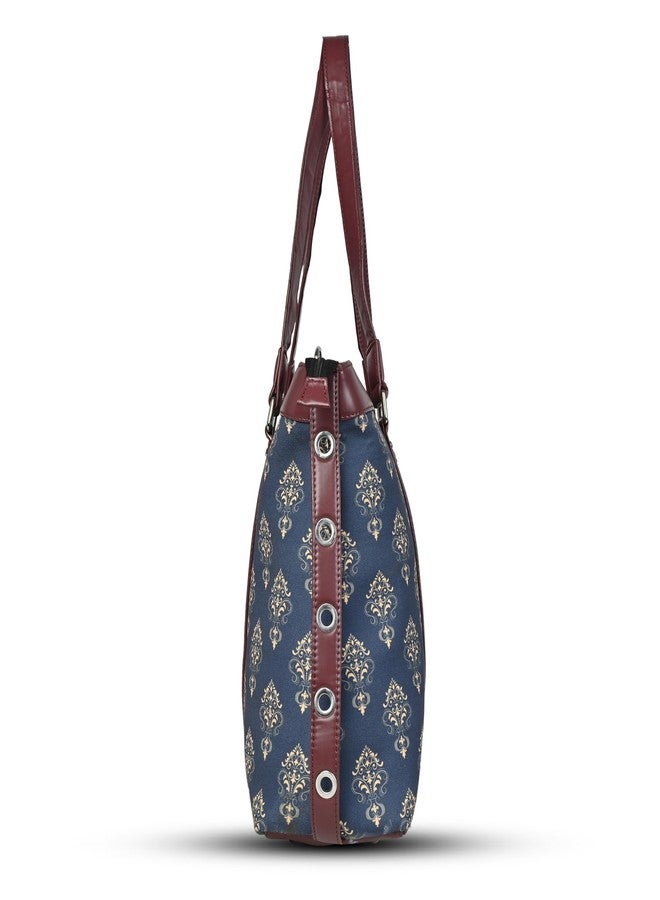Bot Bag E-handbag for women without Smart features (royal print7) - Image 4
