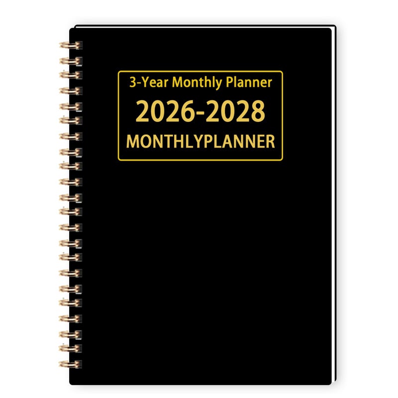 Dayvorax 2026-2028 Monthly Planner - 3 Year Monthly Calendar/Planner 2026-2028, 8-5/8" x 11-3/8", 36 Month Calendar Planner, Planners with Twin-Wire Binding, Lined Notes Pages - Image 1