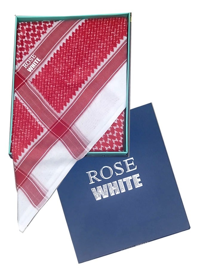 White Rose Red Men's Shemagh