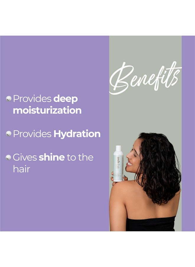 Ashba Botanics Curl Moisture Milk For Curly Coily Frizzy Dry & Wavy Hair Leave In Cream For Man & Women Blend Of Murumuru Tucuma Butter Aragan Oil & Moringa Oil (Pack Of 1 50Ml) - Image 2