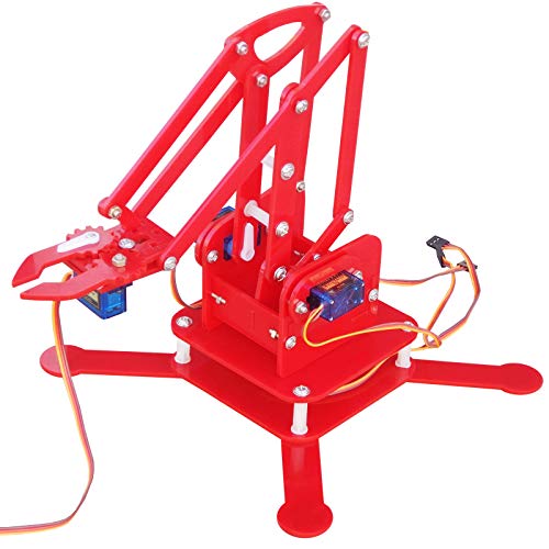kit4curious curious arm ardno compatible smart robotic arm with 4 servo- Multi color - Image 5