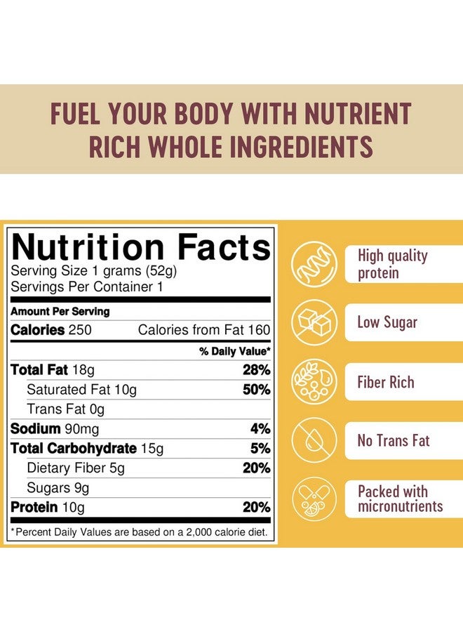 Mammoth Bar Almond Vanilla Bar - Organic Snack Bar Packed With 10G Protein. Made With Premium Almond, Dates & Egg White Protein. Paleo • Gluten Free • Raw  - Image 4