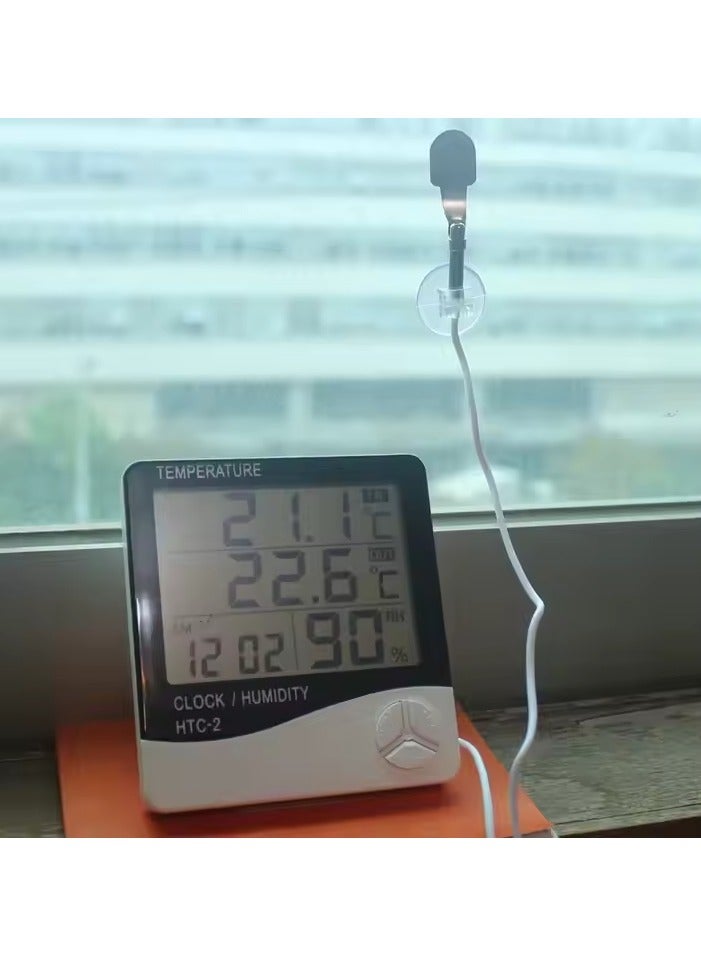 Indoor and outdoor digital display thermometer and hygrometer – Ideal for homes and offices  - Image 4