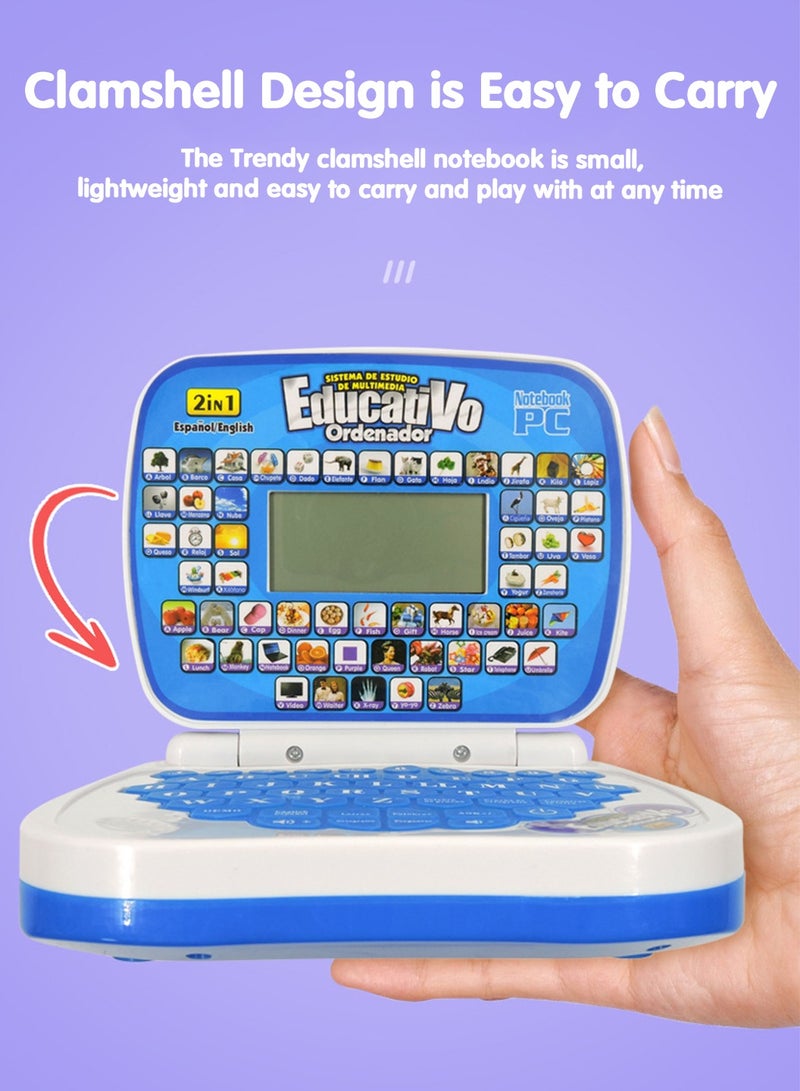 Moovant Kids Learning Laptop Simulation Educational, Toddler Learning Computer Toy, Electronic Musical Instruments Preschool Pretend Toys for Early Learning Mini Laptop Toys - Image 4
