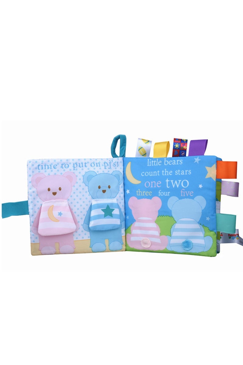 Animal Zoo Baby Crinkle 3D Cloth Story Books For 0-12 Months Infants Baby Soft Book Toys Gifting - Image 5