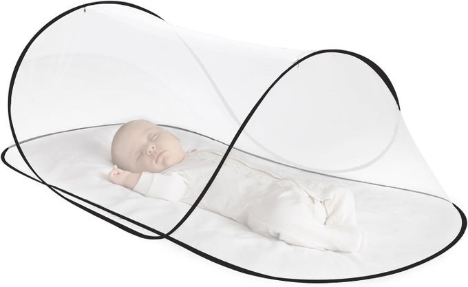 POP UP MOSQUITO NET FOR BED ADJUSTABLE ANTI MOSQUITO BED CANOPY FLY NET TENT FOR SINGLE INDOOR OUTDOOR78 56 31 INCH