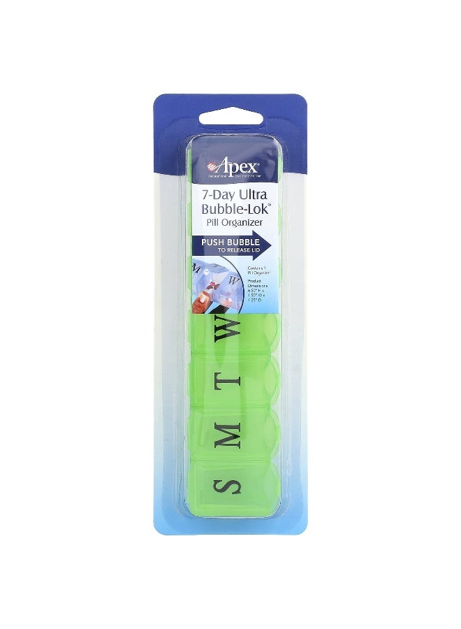 APEX Apex, 7-Day Ultra Bubble-Lok® Pill Organizer, 1 Pill Case  - Image 1