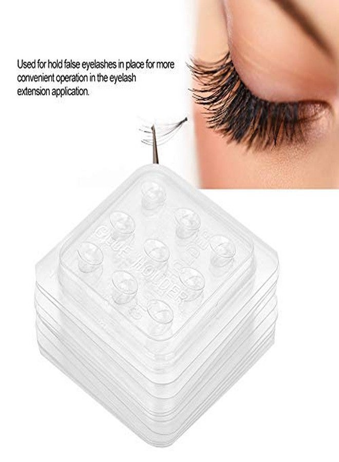 Sonew Disposable Eyelash Adhesive Palette Plastic False Eyelash Glue Gasket Holder Pallet 10 pcs - Image 2