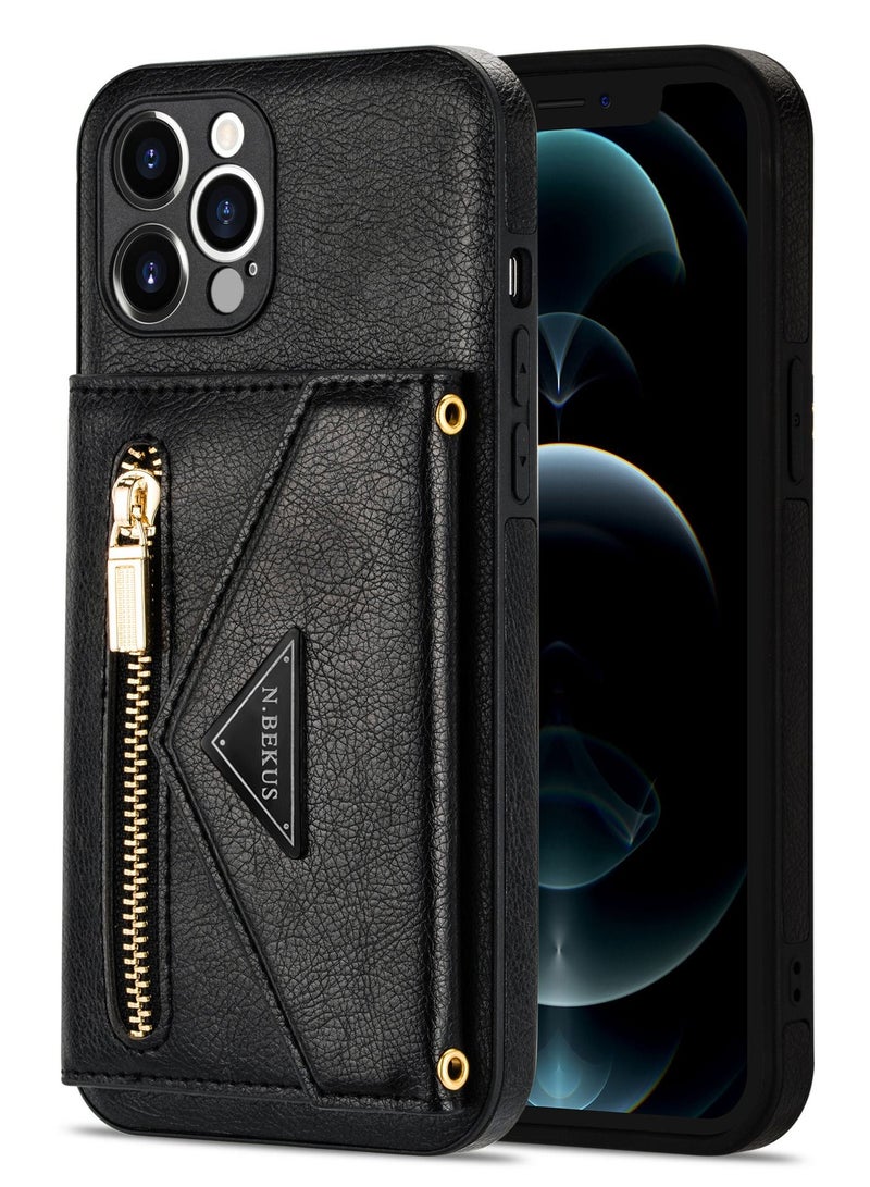 Loquat Suitable for iPhone mobile phone leather case card lanyard protective sleeve creative mobile phone shell new - Image 2