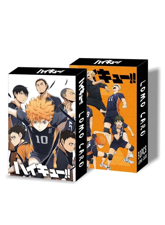 NIBEMINENT 30 Pcs Cartoon Haikyuu!! Double-sided Lomo Cards Card For Fans Collection Gifts - Image 1