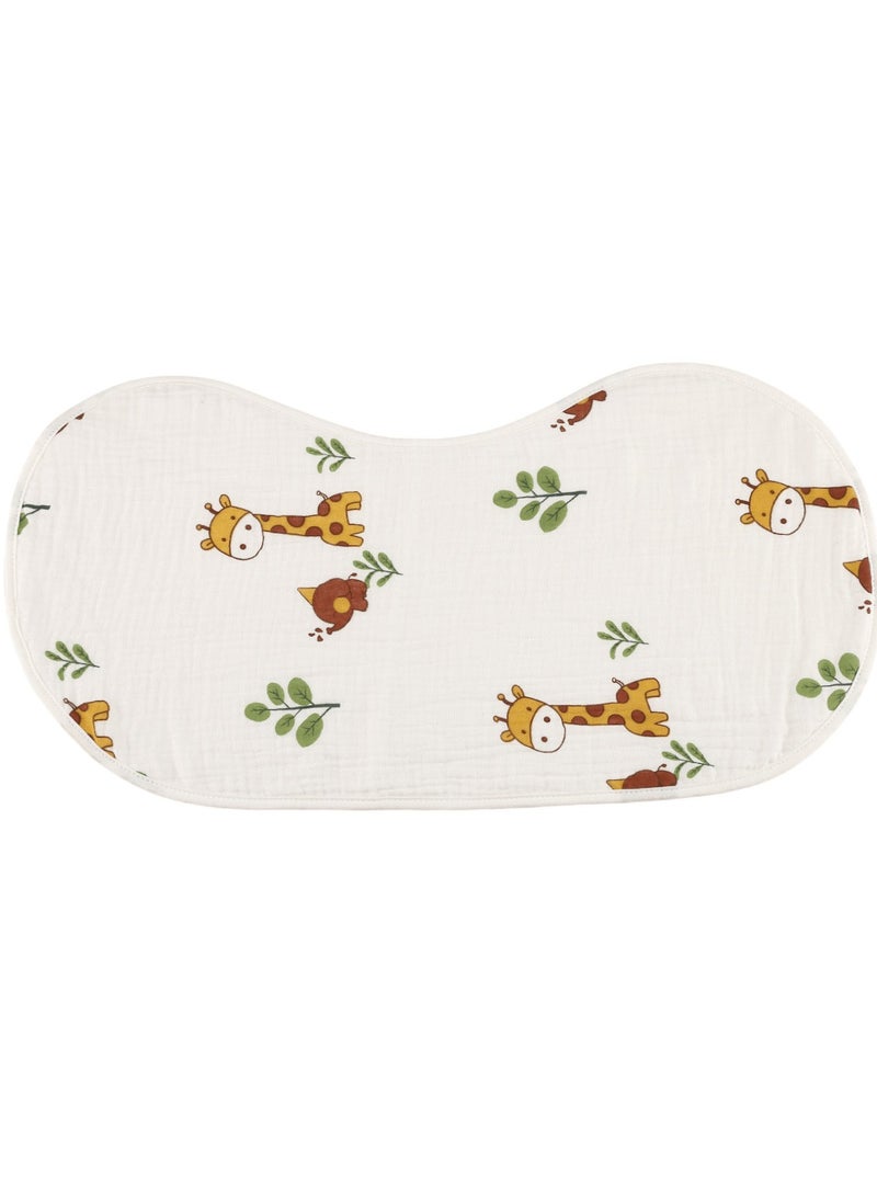 2 Sets Baby Burp Cloth 6 Layers Cotton Etamine Anti-spitting Cloth, Absorbent and Soft for 0-2 Years Old Baby  - Image 5