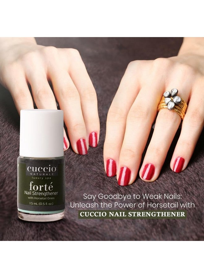 كوتشيو علاج تقوية الأظافر Naturale Forte للعناية بالأظافر - بعشبة ذيل الحصان | تقوية الأظافر ونموها وإصلاحها | تركيبة غنية بالمغذيات من زيت البشرة تجعل أظافر اليدين والقدمين مرنة - 15 مل - Image 4