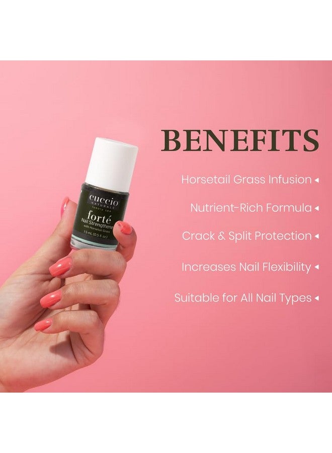 كوتشيو علاج تقوية الأظافر Naturale Forte للعناية بالأظافر - بعشبة ذيل الحصان | تقوية الأظافر ونموها وإصلاحها | تركيبة غنية بالمغذيات من زيت البشرة تجعل أظافر اليدين والقدمين مرنة - 15 مل - Image 5