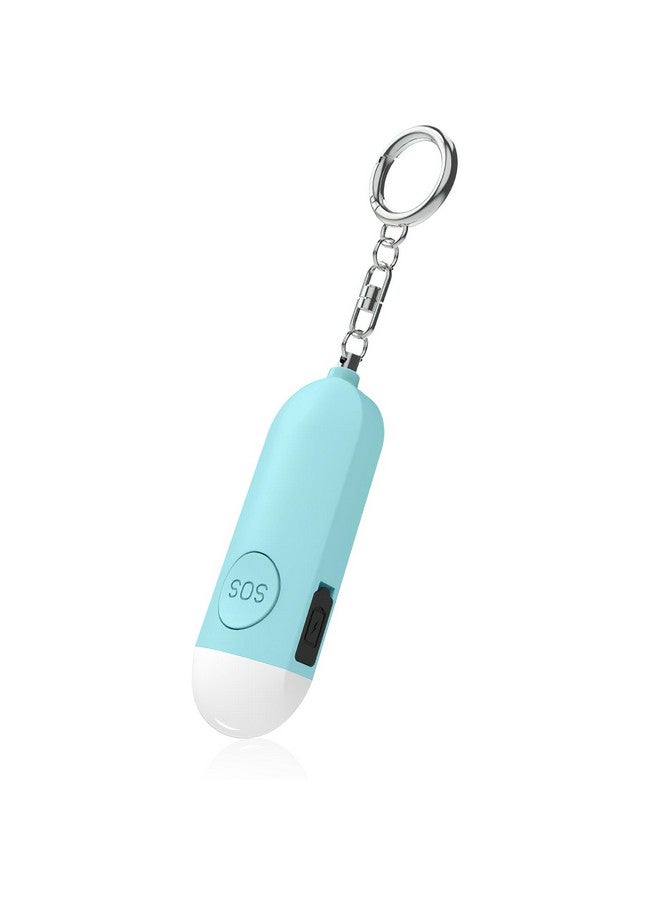 TecoKart® Emergency Alarm in Keychain - Rechargeable 130dB Personal Safety Alarm with LED Light, SOS Alarm Keychain for Women, Kids, Seniors, and Night Workers - Image 1