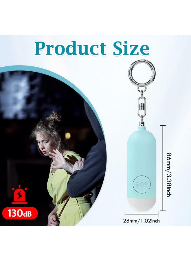 TecoKart® Emergency Alarm in Keychain - Rechargeable 130dB Personal Safety Alarm with LED Light, SOS Alarm Keychain for Women, Kids, Seniors, and Night Workers - Image 2