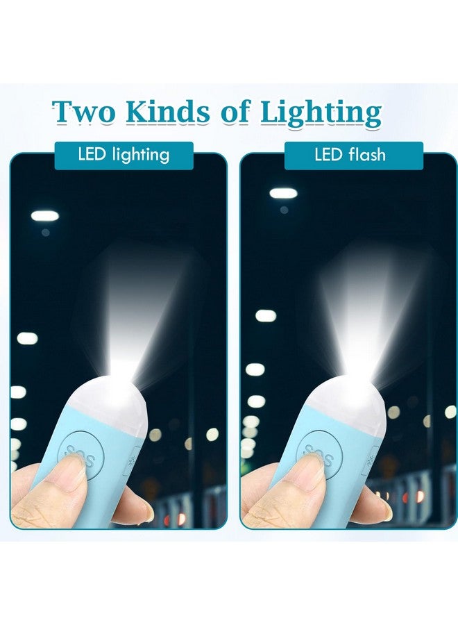 TecoKart® Emergency Alarm in Keychain - Rechargeable 130dB Personal Safety Alarm with LED Light, SOS Alarm Keychain for Women, Kids, Seniors, and Night Workers - Image 4