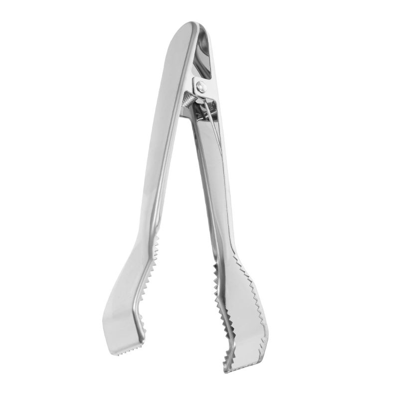 304 Stainless Steel Ice Tongs With Teeth Multifunctional Food Clamp Mirror Finish For Kitchen Bar Home Serving - Image 1