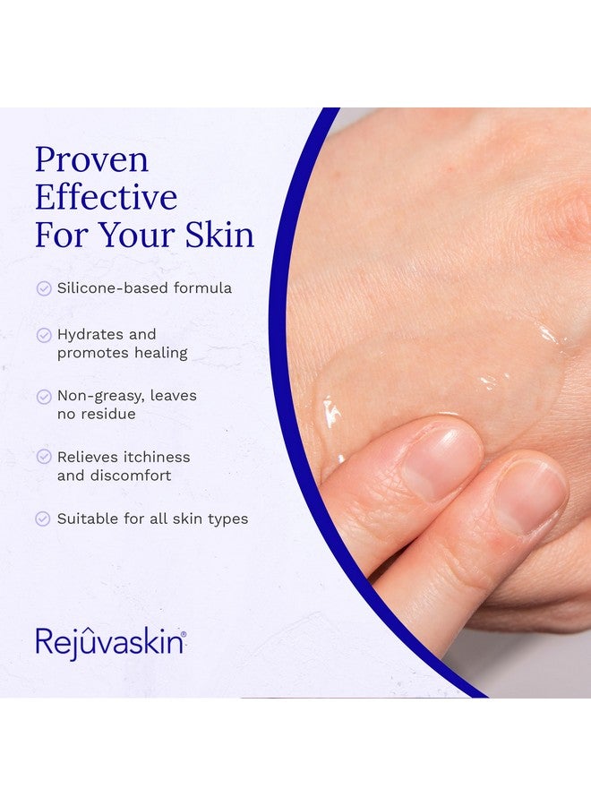 Rejuvaskin Rejuvaskin RejuvaSil Silicone Scar Gel, Scar Treatment for Surgical Scars, Burns, Keloids, Acne Scars on Face & Body, 0.33 ounce - Image 2