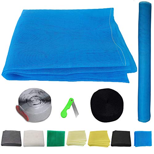 SAI PRASEEDA Mosquito Net for Window with Fiber Glass Mesh 4/6feet(120/180cm) 47/72Inches 1 Year Guarantee Without Stitched (Blue Color) 200GSM No:60 - Image 1