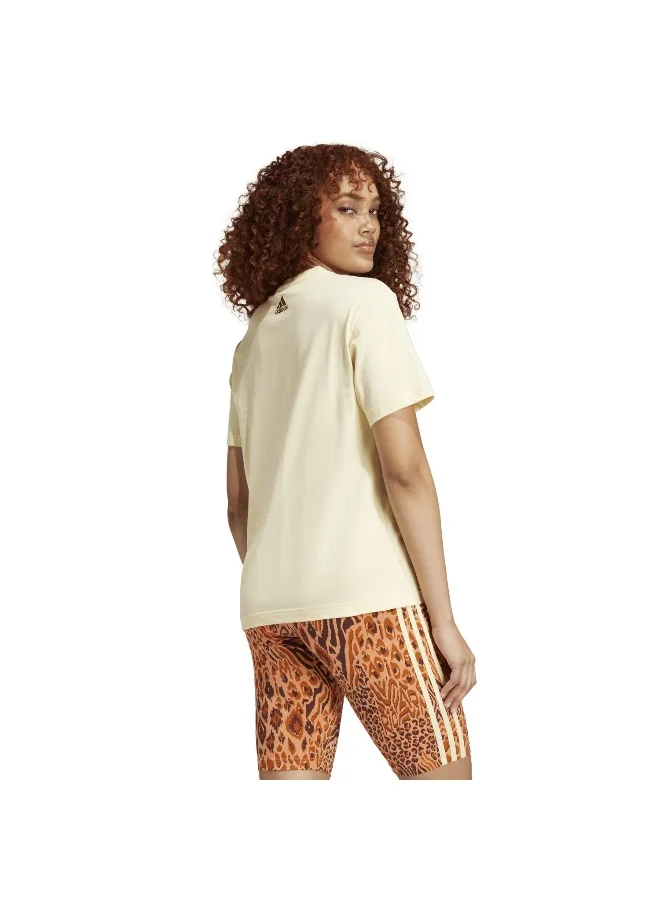 adidas adidas Farm Gfx Tee Yellow Training T-Shirts 2XS