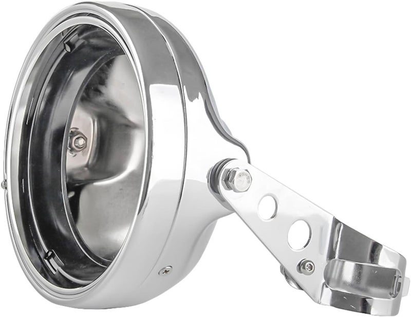 VOSICKY 7" Daymaker Headlight Housing Bucket for Harley Davidson Motorcycle - Chrome - Image 1
