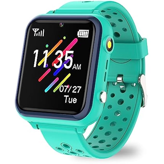 rayihni Kids Smart Watch 16 Game Smart Watch For Kids Phone Fashion Smartwatches For Children 3-14 Great Gifts To Girls Boys Electronic Learning Toys (Green) - Image 2