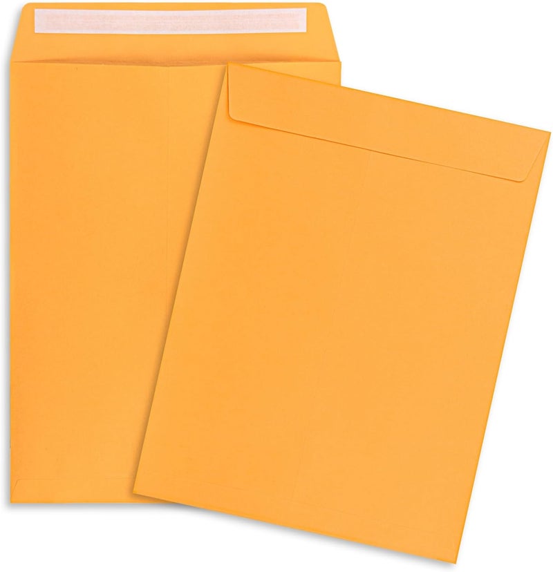 AZAZA 9x12 Envelopes Self Seal 50 Pack Manilla Envelopes Catalog Mailing Envelopes 9x12 Self Sealing Envelopes for Photos,Cards,Documents - Image 1