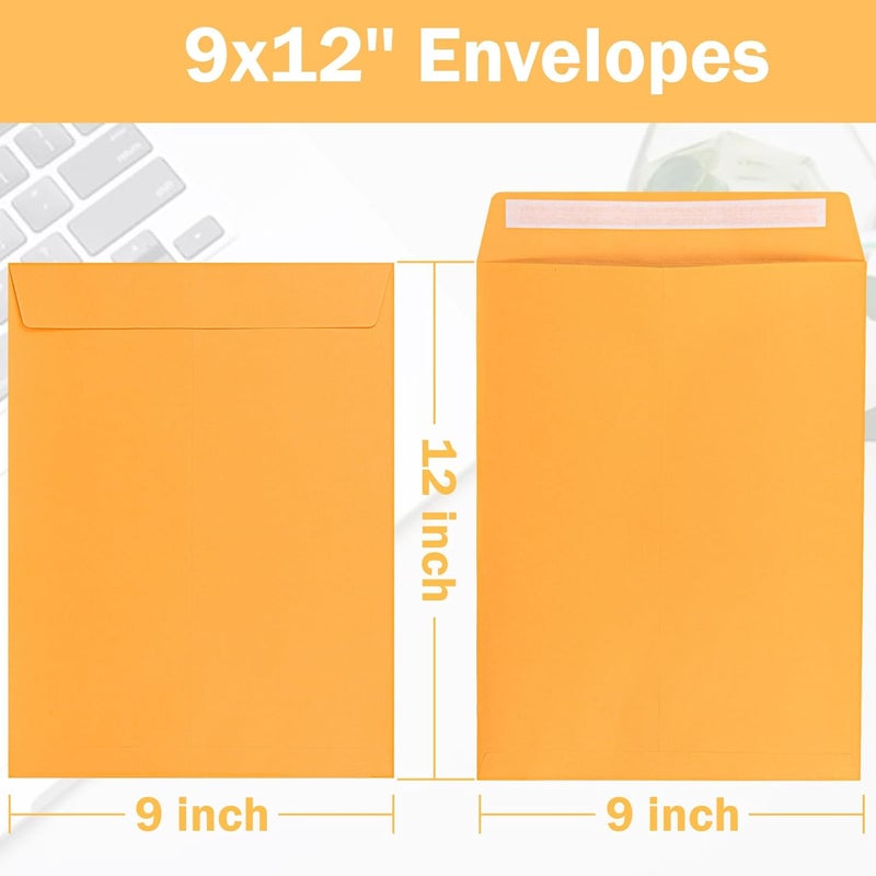 AZAZA 9x12 Envelopes Self Seal 50 Pack Manilla Envelopes Catalog Mailing Envelopes 9x12 Self Sealing Envelopes for Photos,Cards,Documents - Image 2