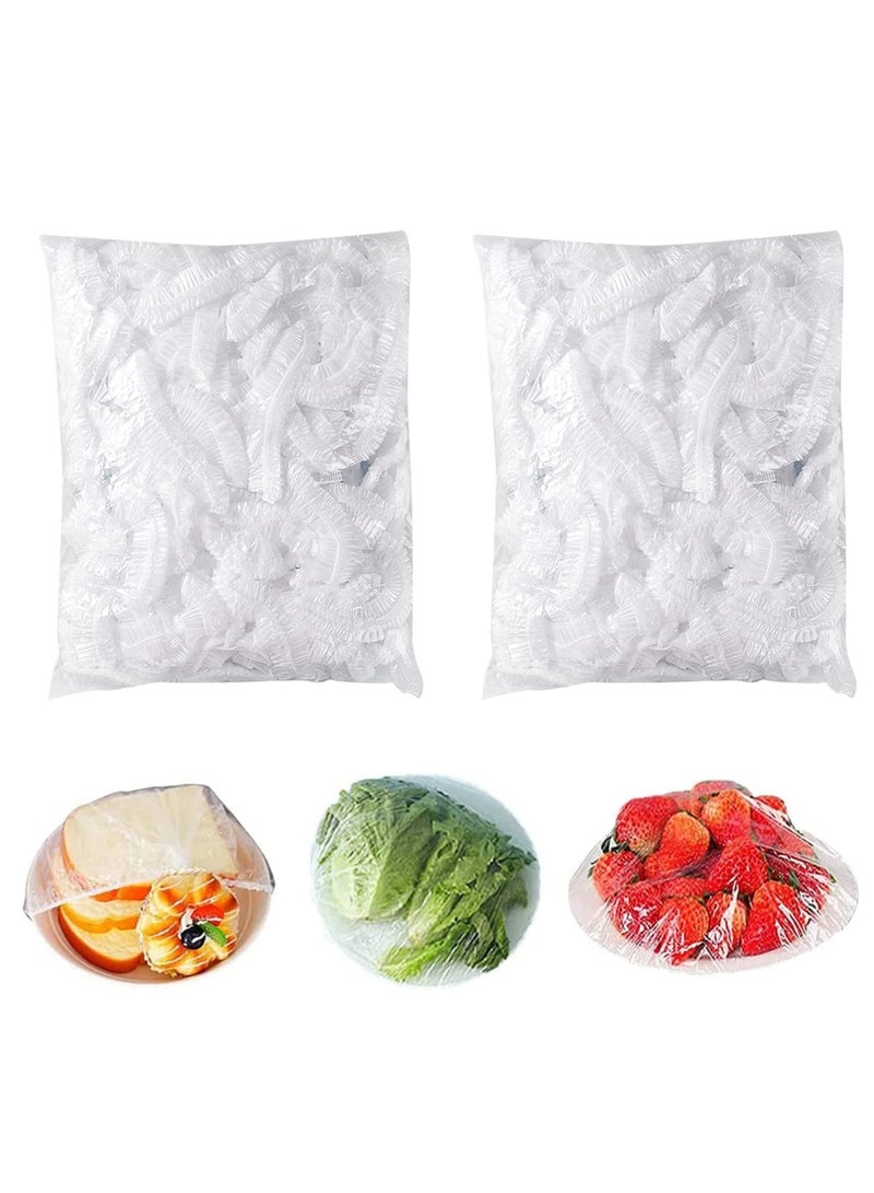 200 Pcs Disposable Elastic Fresh-Keeping Covers, Food Preservation Bags, Can Be Used For Shower Caps, Dust And Insect Proof, Universal Kitchen Plastic Packaging - Image 1