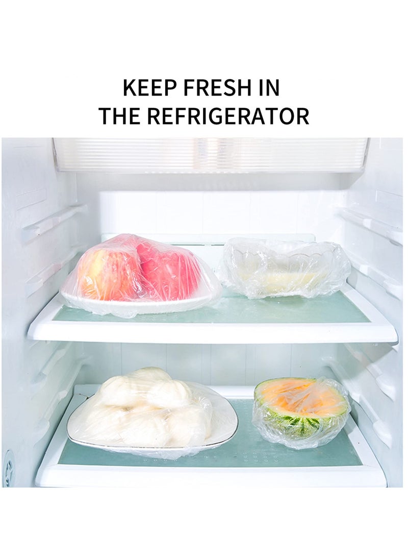 200 Pcs Disposable Elastic Fresh-Keeping Covers, Food Preservation Bags, Can Be Used For Shower Caps, Dust And Insect Proof, Universal Kitchen Plastic Packaging - Image 5