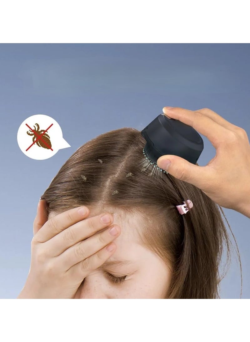Generic - Electric Dandruff Comb Lice Comb Flea Comb Soft Mane Dandruff Brush for Dandruff Removal Electric Flea Comb for Kids Cats Dogs for Long Short Thick and Sparse Hair Soft Hair - Image 1