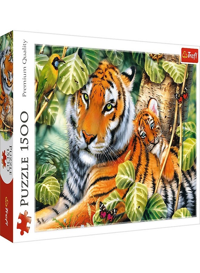 Trefl - Two Tigers Puzzle 1500 Pieces - 26159 - Image 1
