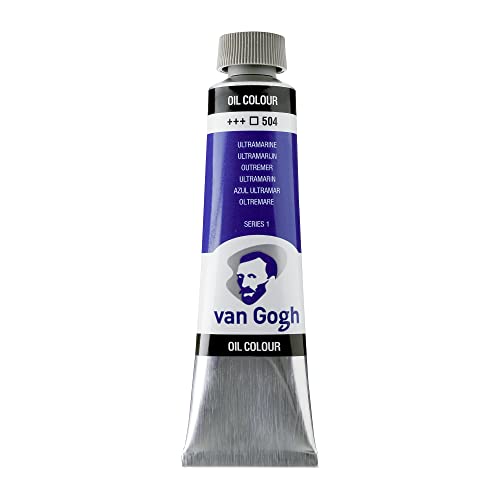 Van Gogh Oil Color Paint, 40ml Tube, Ultramarine 504 - Image 1
