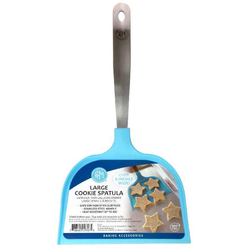 RM 65 Inch Large Cookie Spatula Nonstick Nylon with Stainless Steel Handle