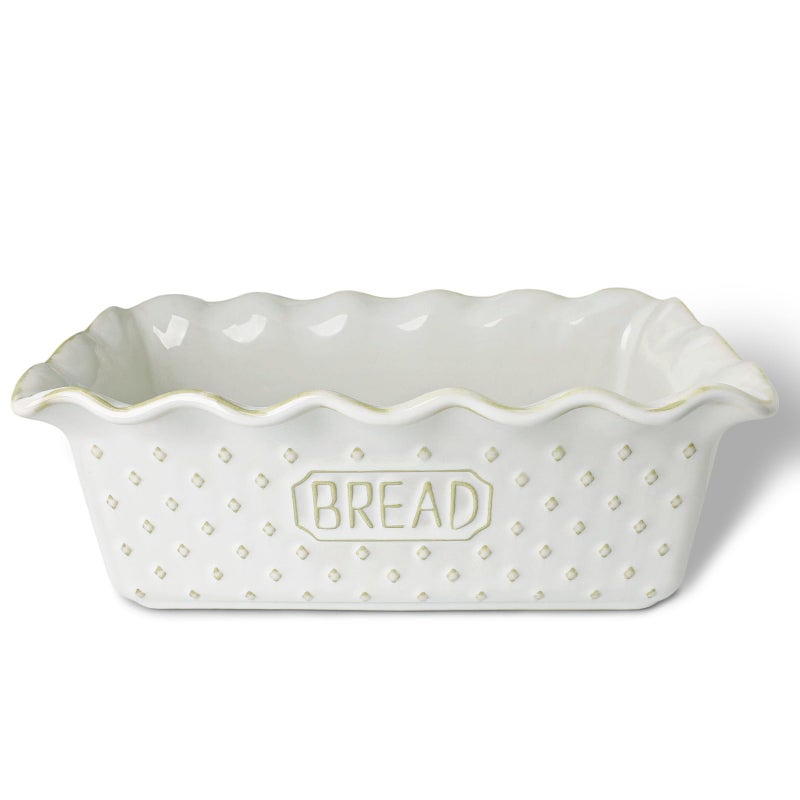 GDCZ Ceramic Loaf Pan for Baking Bread, Bread Pan, Nonstick Meatloaf Pan, Rectangular Bread Loaf Pan, Microwave & Dishwasher Safe (White) - Image 1