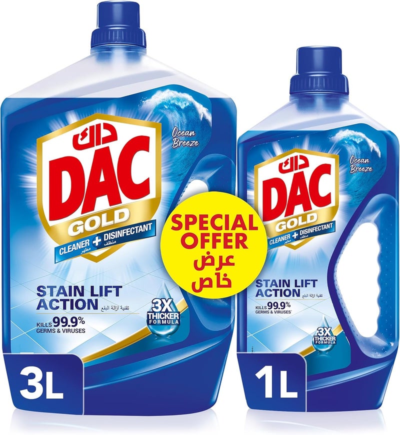 DAC Gold Disinfectant Multi-Purpose Cleaner - Ocean Breeze - Image 1