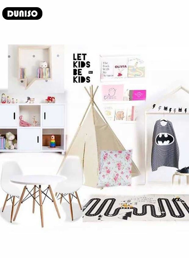 DUNISO سجادة لعب للأطفال، 180*70 سم، وسادة مغامرة للأطفال، سجادة زحف، سجادة كبيرة جداً غير سامة لوقت البطن، سجادة لعب للأطفال، سجادة للأطفال، سجادة للأطفال في غرفة النوم، سجادة أرضية محمولة للأطفال. - Image 3