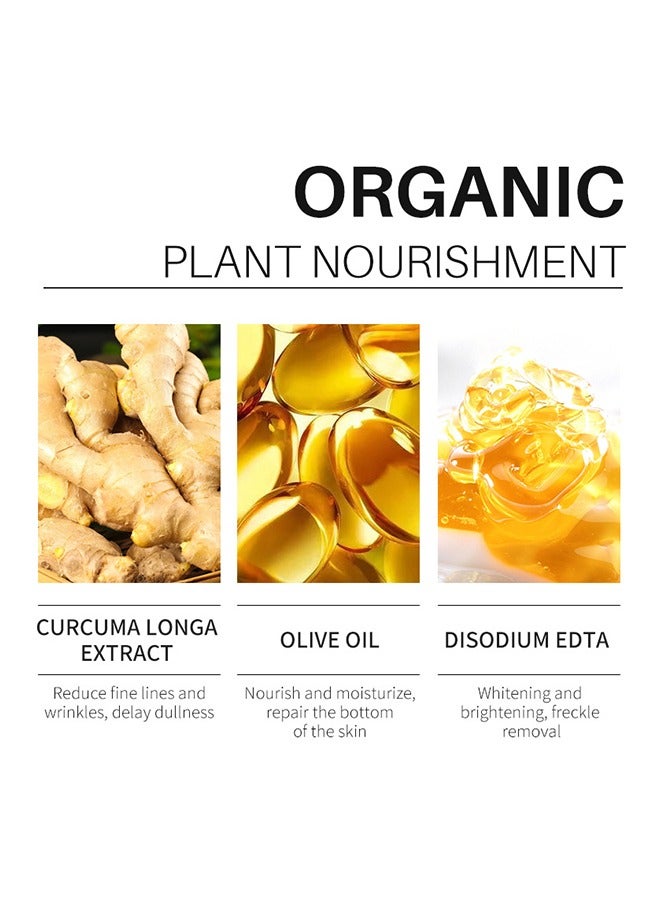 RUBRIEL Turmeric Clay Mask, Vitaminc C &Aloe Hydrating Cleansing Blackheads, Skin lightening Care Brighten, Turmeric Clay Mask For Controlling Acne, Oil And Refining Pores, Reduce Blackheads Ance, Dark Spots - Image 3