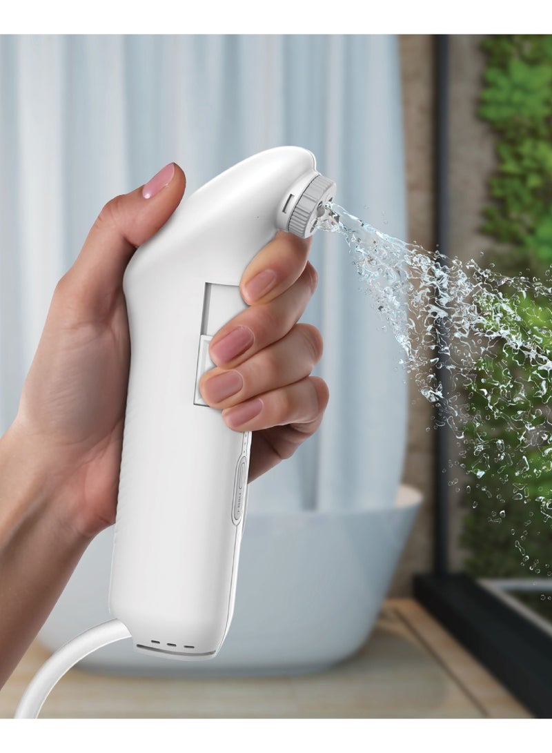 GREEN LION Portable Travel Bidet Pro with Tank with 1.2m Water Pipe Length and 2.3L Water Tank / 2 Spray Modes / Non-Converging Vertical Flow / Instant Hygiene, Built for Journey - White - Image 2