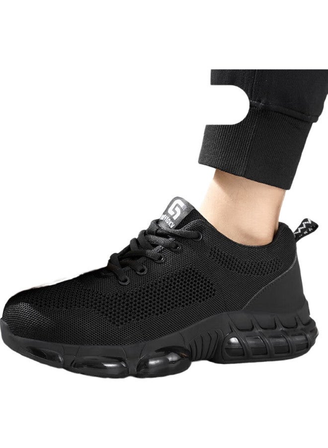 Jingtu Men'S Summer Breathable Insulated 10Kv Anti-Smashing Plastic Toe Puncture-Proof Safety Work Shoes 3033Tkv, Size 43 - Image 1