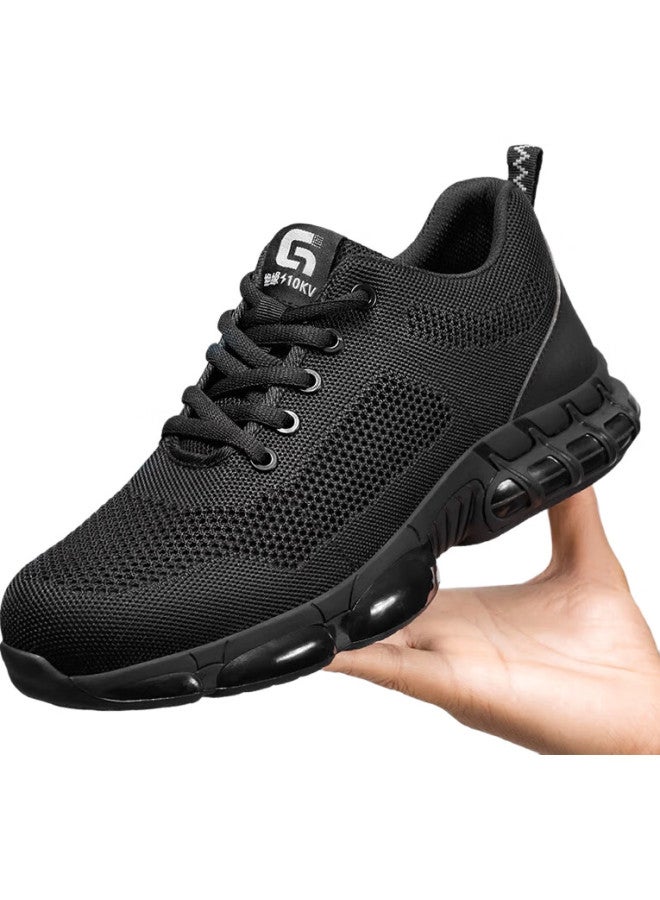 Jingtu Men'S Summer Breathable Insulated 10Kv Anti-Smashing Plastic Toe Puncture-Proof Safety Work Shoes 3033Tkv, Size 43 - Image 2