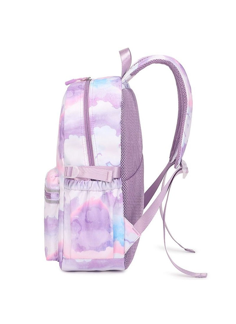 Y&D 3-Piece Fresh Contrasting Colors Style School Backpacks For Girls Reduced Weight Printed Backpacks Set  - Image 3