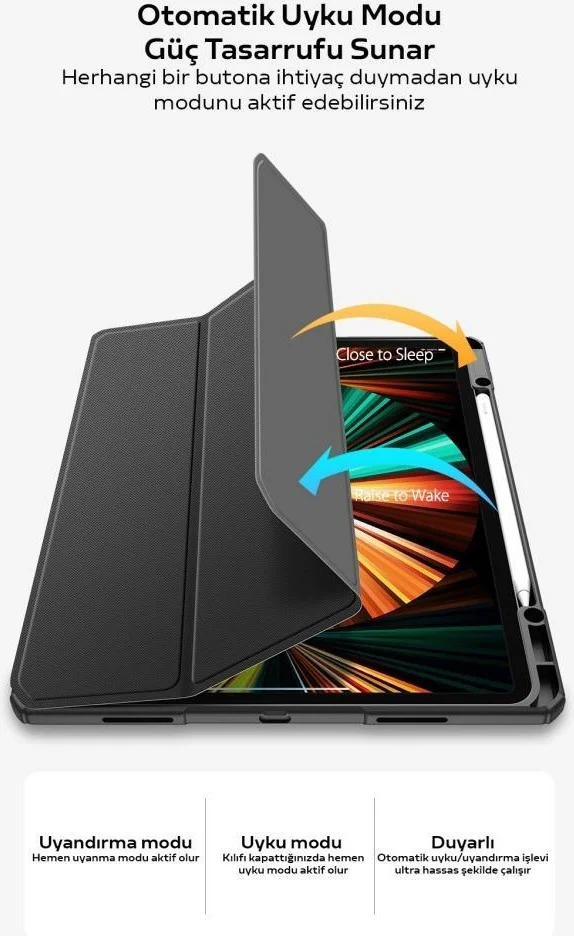Polhammobile Polham iPad 10.2 2022 Tablet Case, Tablet Case with Magnetic Stand, Sleep Mode, Pen Holder and Stand