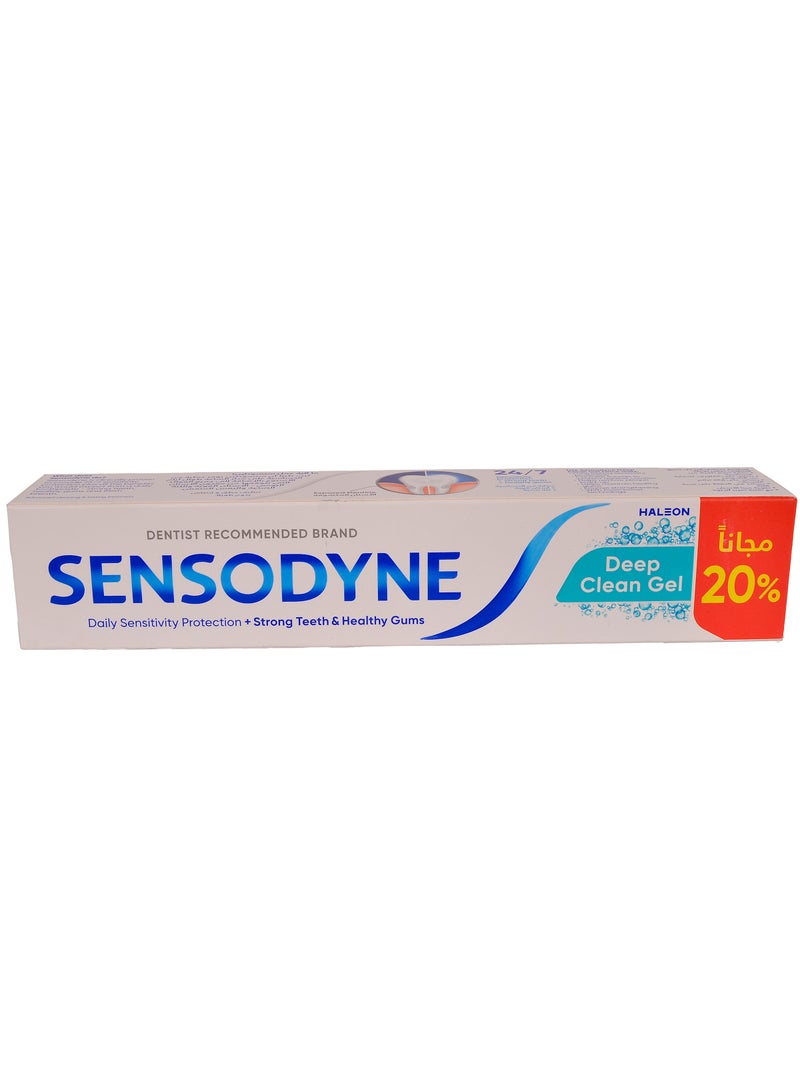 Sensodyne Toothpaste Deep Clean Gel 125 Ml - Image 1