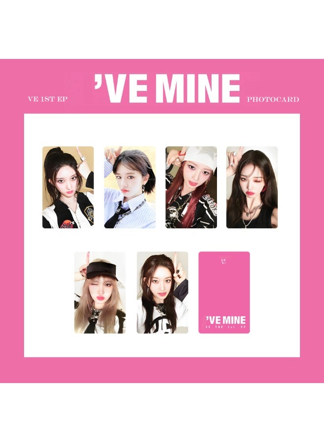 NIBEMINENT 6 Pcs Kpop IVE - 1st EP I'VE MINE Lomo Cards Card For Fans Collection Gifts - Image 1