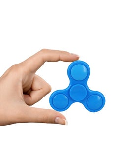 Premsons Premsons® Hand Spinner Desk Toy - High Speed Smooth Finger Spin Sensory Fidget Stress Relief Game Play for Kids & Adults - Birthday Party Gift - Plastic - Blue  - Image 2