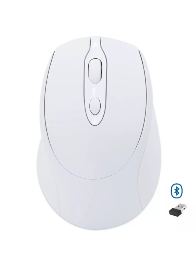 Nengshi M256 Dual Mode Wireless, Bluetooth  Silent Click Mouse - Optical Sensor 1200 DPI Rechargeable USB C - Image 1